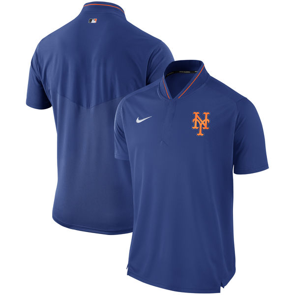 Men's New York Mets Royal Authentic Collection Elite Performance Polo